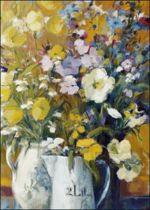 Bloemen in vaas 1, Carla Rodenberg