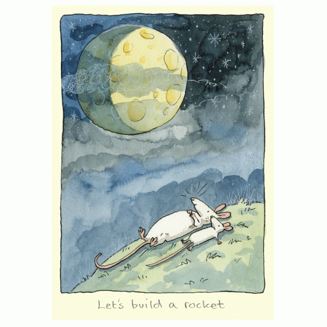 Let’s Build a Rocket card by Anita Jeram