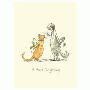 A Time For Giving Card by Anita Jeram