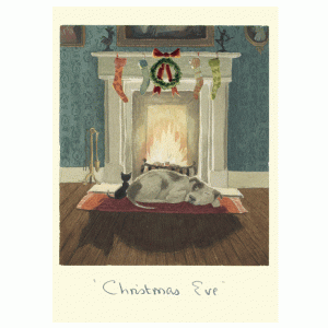 Christmas Eve Christmas card by Alison Friend