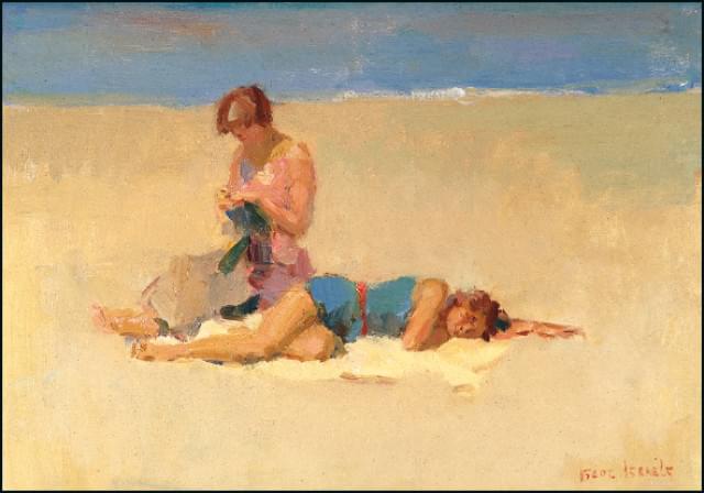 Figuren op het strand, Isaac Israëls, Groninger Museum