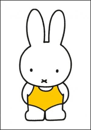 Nijntje - Miffy - Nijntje in badpak/ST, Dick Bruna