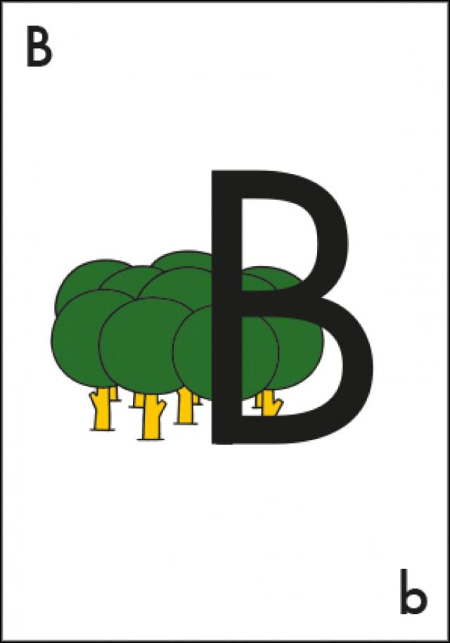 Nijntje - Miffy - letter B-bomen/ST, Dick Bruna