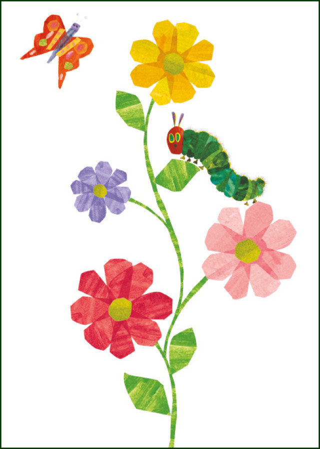 Flowers, The very hungry caterpillar, Eric Carle