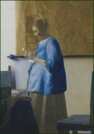 Brieflezende Vrouw, Johannes Vermeer, Rijksmuseum