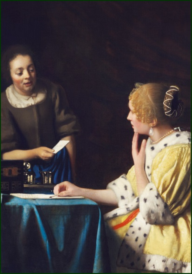 Dame en Dienstmeid, Johannes Vermeer, Rijksmuseum