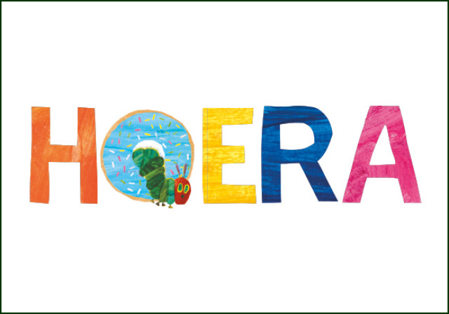 Hoera, The very hungry caterpiller, Eric Carle