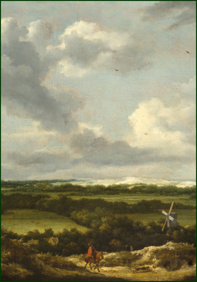 Duinlandschap met konijnenjacht, Jacob van Ruisdael, Het Frans Hals Museum