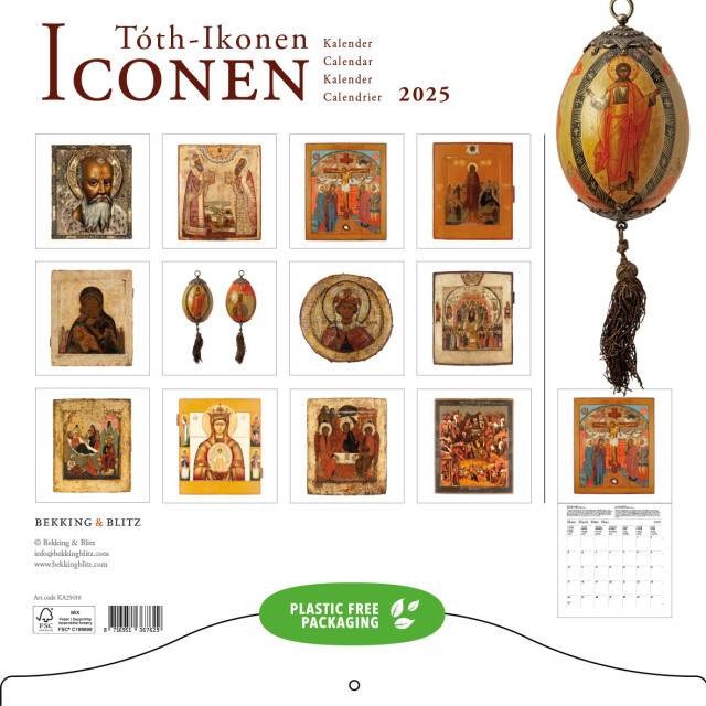 Iconen maandkalender 2025