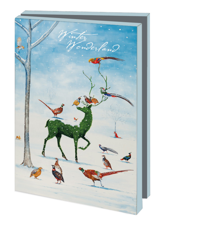 Kaartenmapje met env, klein: Winter Wonderland, Rebecca Campbell