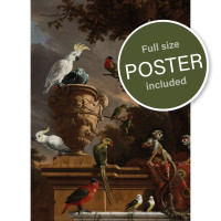 Puzzel (1.000 stukjes): De menagerie, Melchior d'Hondecoeter, Rijksmuseum Amsterdam