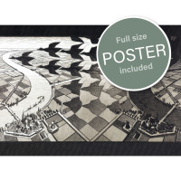 Puzzel (1.000 stukjes): Day and Night, M.C. Escher