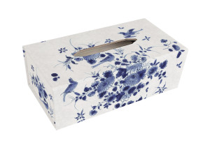 Tissuebox houder: Delft Blue, Rijksmuseum Amsterdam